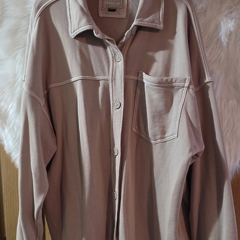 AE Fleece Shacket